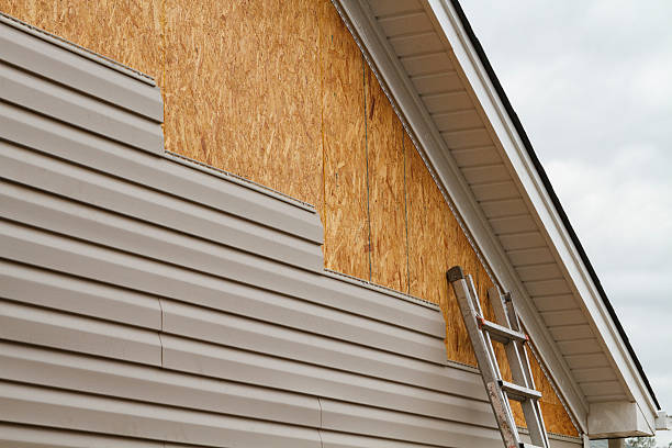 Professional Siding Repair technician working in Marshville, NC